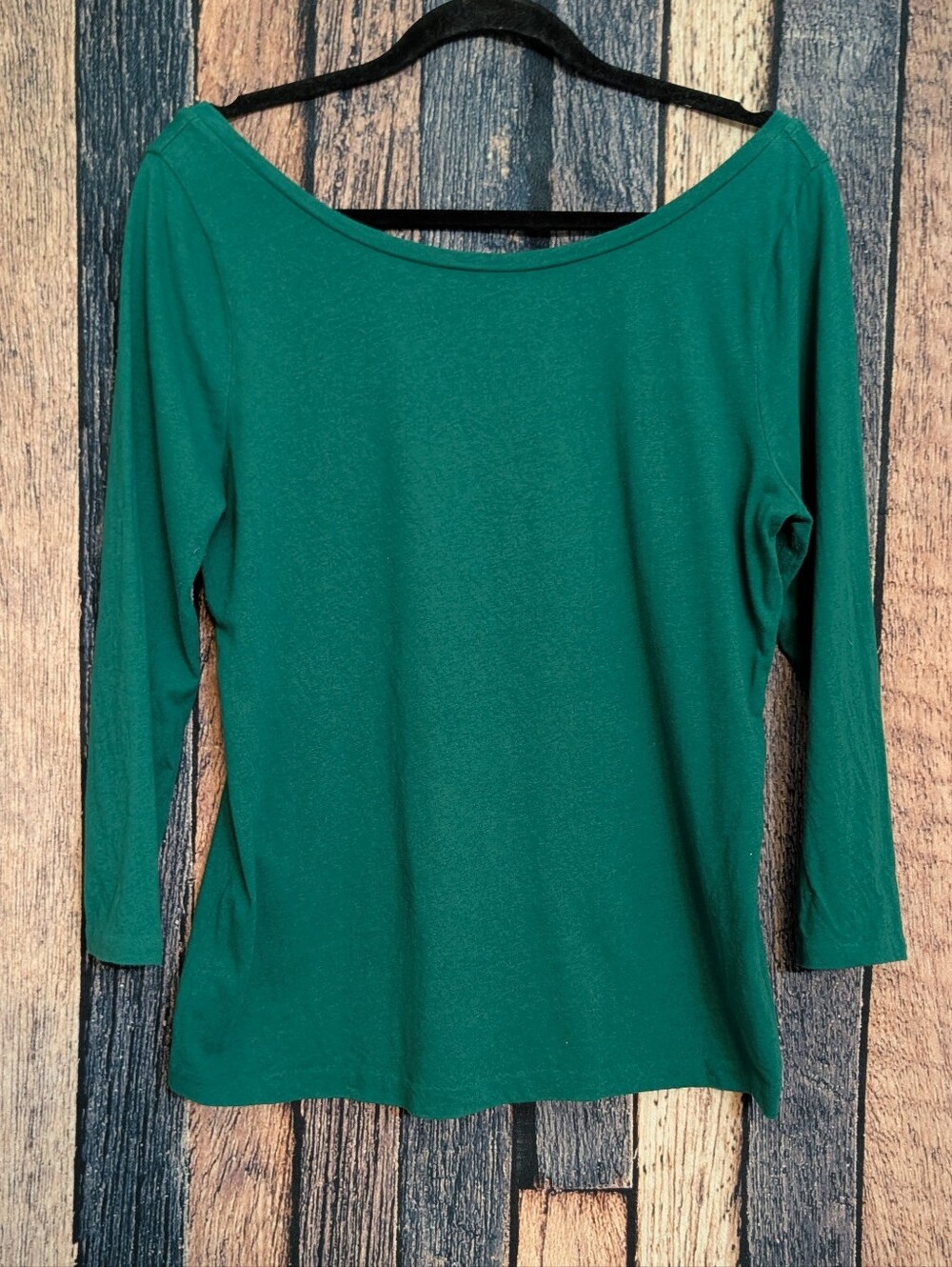 J Crew Boat Neck Raglan Sleeve Tee